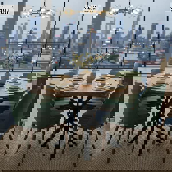 TRL Furniture Premium Solid Oak Round Dining Table