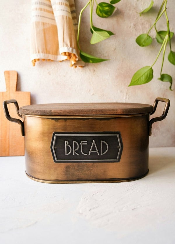 Rozi Gold Bread Bin