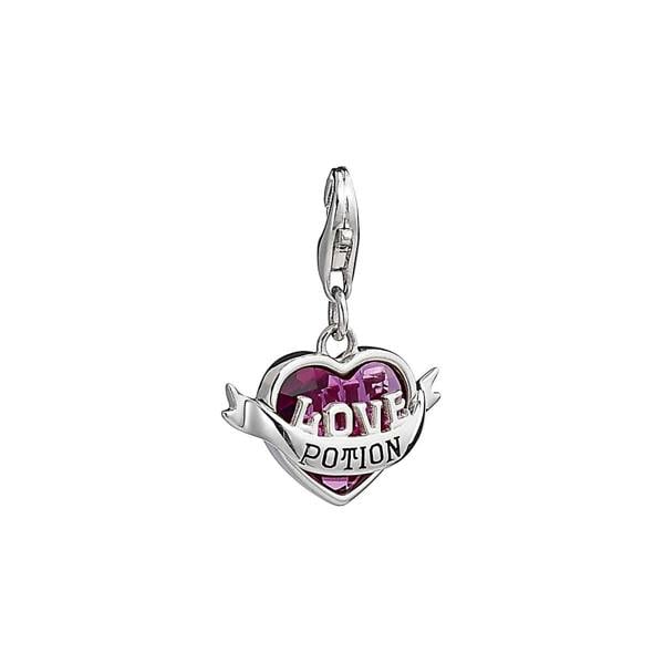  Harry Potter sterling silver Love Potion clip On charm With crystals