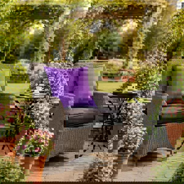 Scatter Cushions Polyester 45cm x 45cm (18"x18") – Outdoor Garden Sofa Cushions | UK Made PURPLE The Garden Furniture Shop