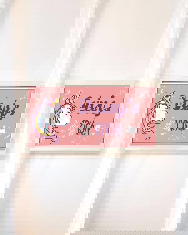 Personalised Unicorn Wall Art for Girls – Framed & Fantastical