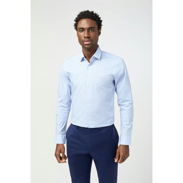 Limehaus Slim Fit Dot Print Shirt