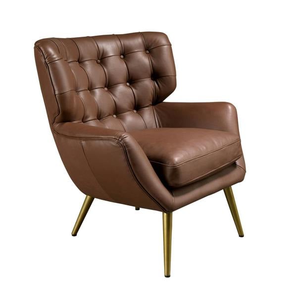 Angel Cerdá Chester Armchair Dark Brown Leather 5165