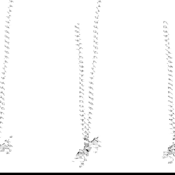 English Bulldog Silver Necklace - Personalised - MYLEE London