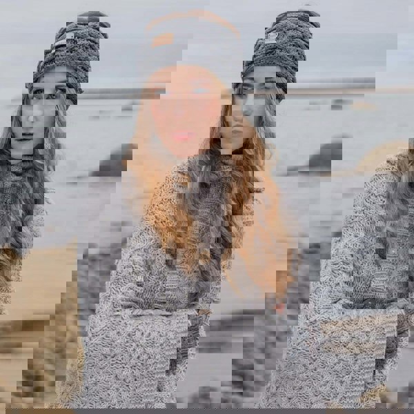 Aran Cable Knit Headband Stay Warm & Stylish with Aran Cable Knit Headband