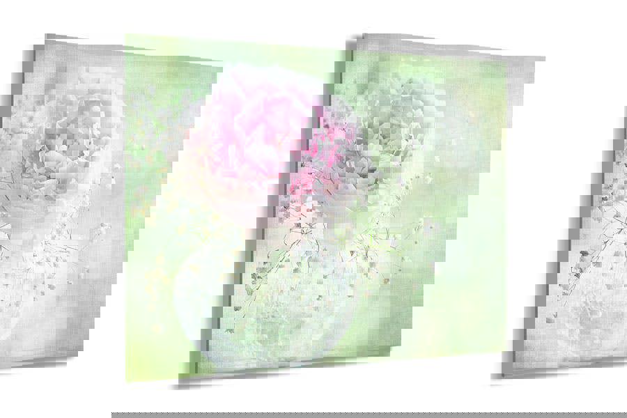 peony flower wall art