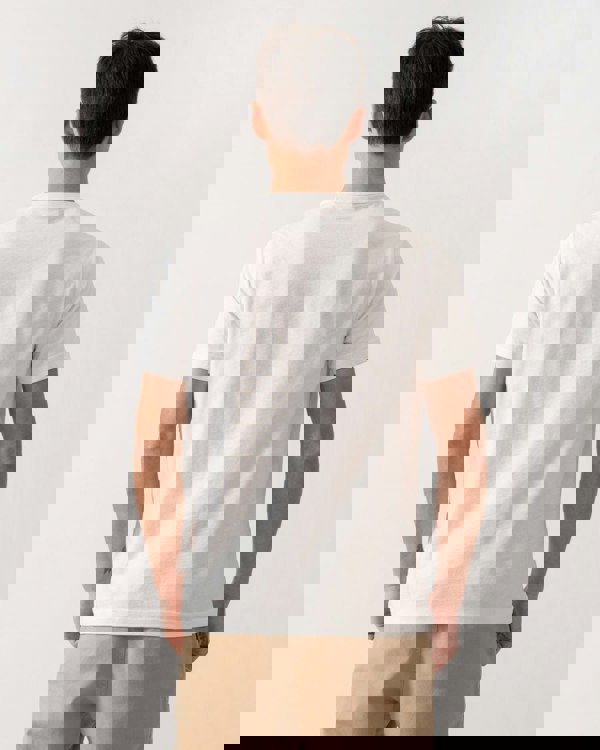 GANT Mens Short Sleeve Printed Graphic T-Shirt - 113 Eggshell