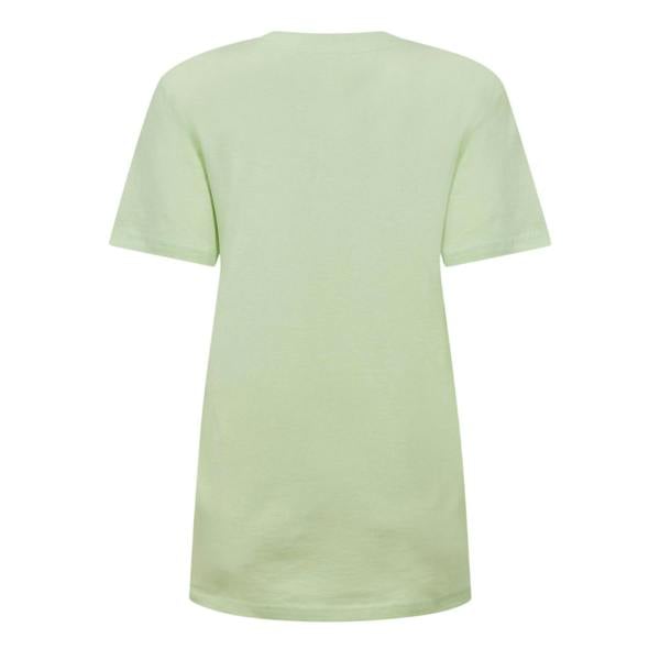 Umbro Womens/Ladies Crew Neck Oversized T-Shirt - Seafoam/White - 
