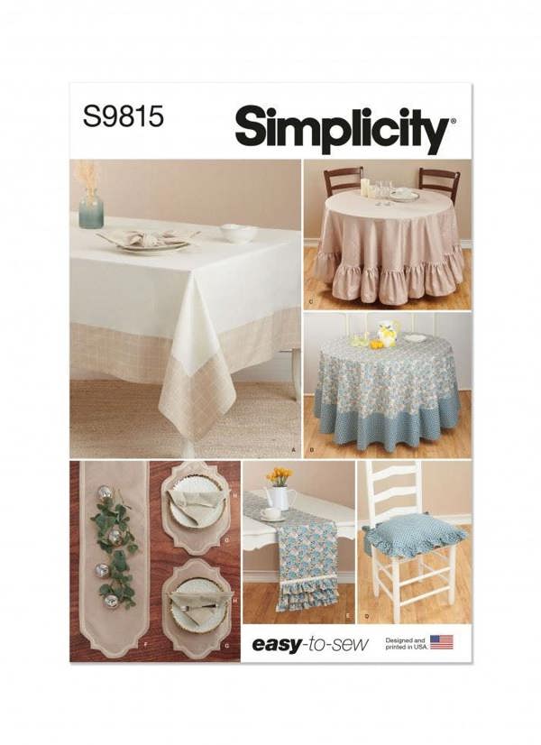 Simplicity Sewing Pattern 9815, Accessories OS (One Size) - Easy