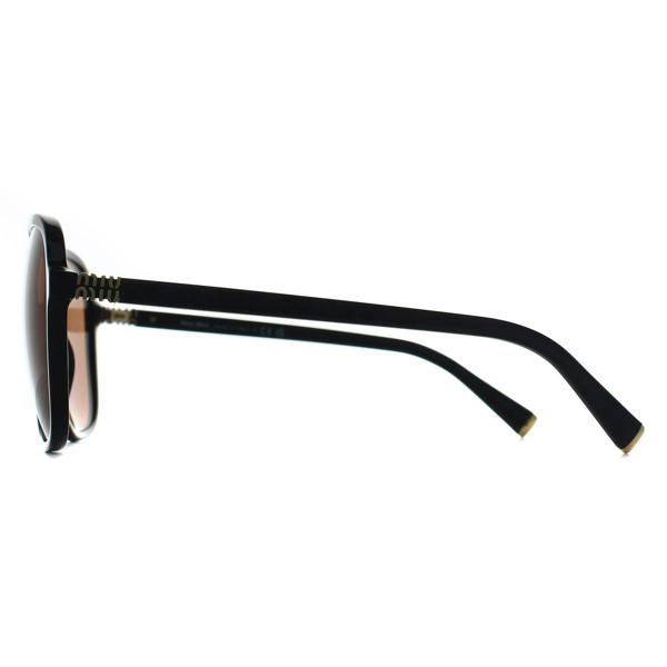 Miu Miu Sunglasses MUB01S 16K90Q Black Brown