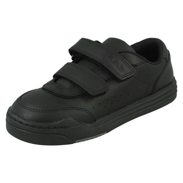 Clarks Boys Clarks Double Strap School Shoes Urban Solo K