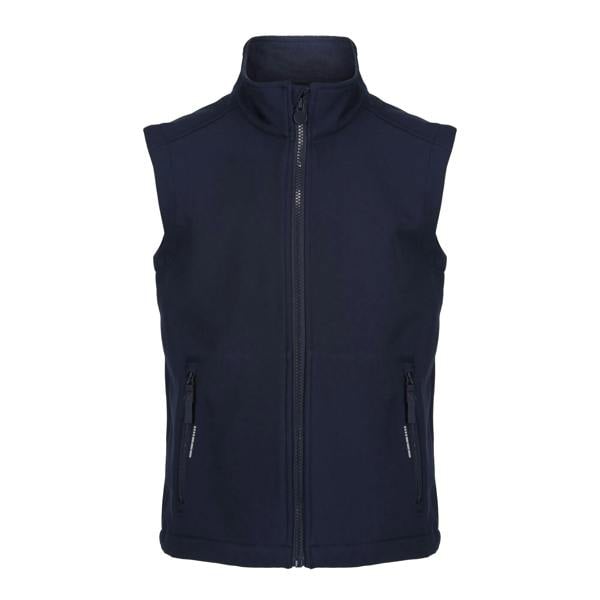 Regatta Professional Childrens/Kids Softshell Reflective Gilet - Navy