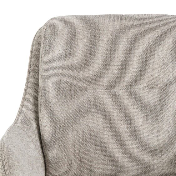Wyld Haus Pebbleseed Set of 2 Sand Upholstered Swivel Dining Chair