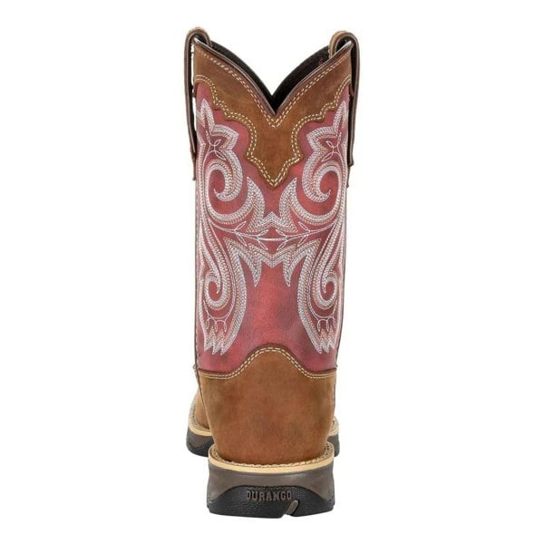 Durango Lady Rebel Leather Women's Briar Brown/Rusty Red Boots
