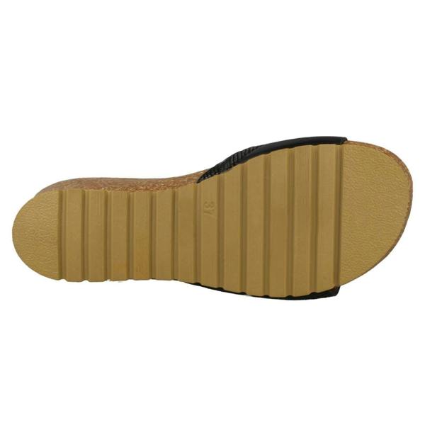 Down to Earth Ladies Down To Earth Mid Cork Wedge Sandals