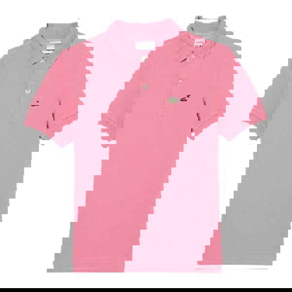 Lacoste Childrens/Kids Cotton Pique Polo Shirt - Pink