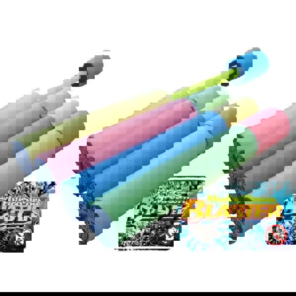 Hydrostorm Kids Water Blaster Toy with colorful handles and blue nozzles, fun outdoor pool toy