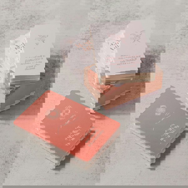 Myga Motherhood Affirmation Cards -  60 Uplifting Cards for Mums