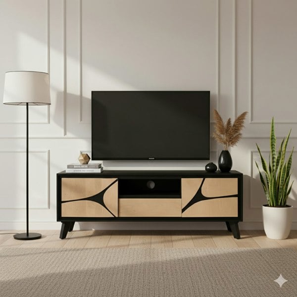 IH Design Dusk Mango Wood Tv Stand