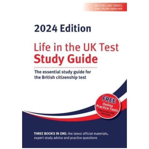 Life In The UK 2024 The British Citizenship Test 3 Book Set - Practice Questions, Study Guide