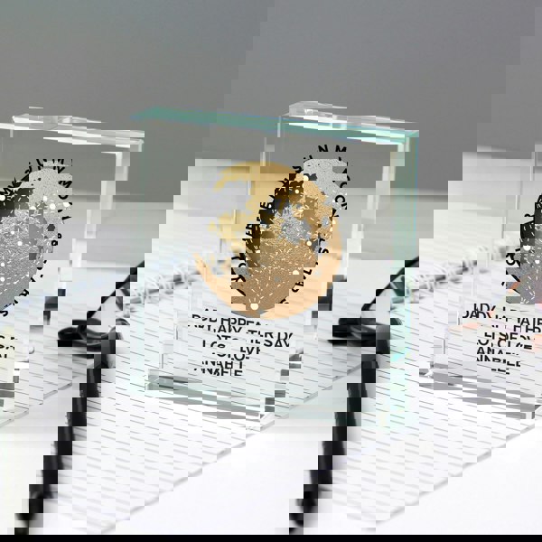 Personalised Memento Company Personalised You Are My Sun My Moon Crystal Token