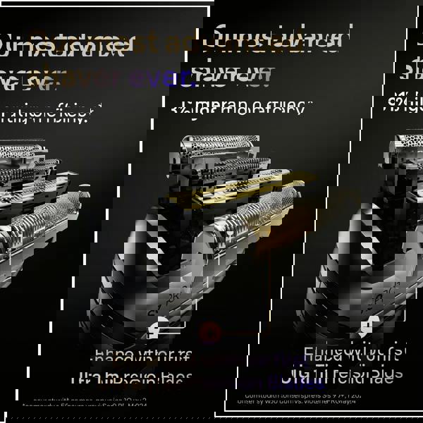 Braun Series 9 PRO+ Electric Shaver ORIGINAL Replacement Head, 96M