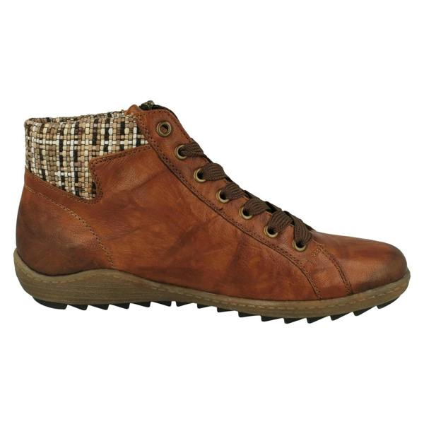 Remonte Ladies Rieker Warm Lined Woven Cuff Remonte-Tex Ankle Boots R1485