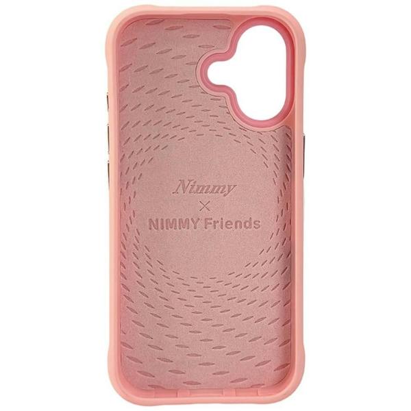 Nimmy Friends Nimmy Cool & Cute 2.0 Rabbit Case with MagSafe for iPhone 17 6.3" Pink - N-KMLL-IP17-08-A