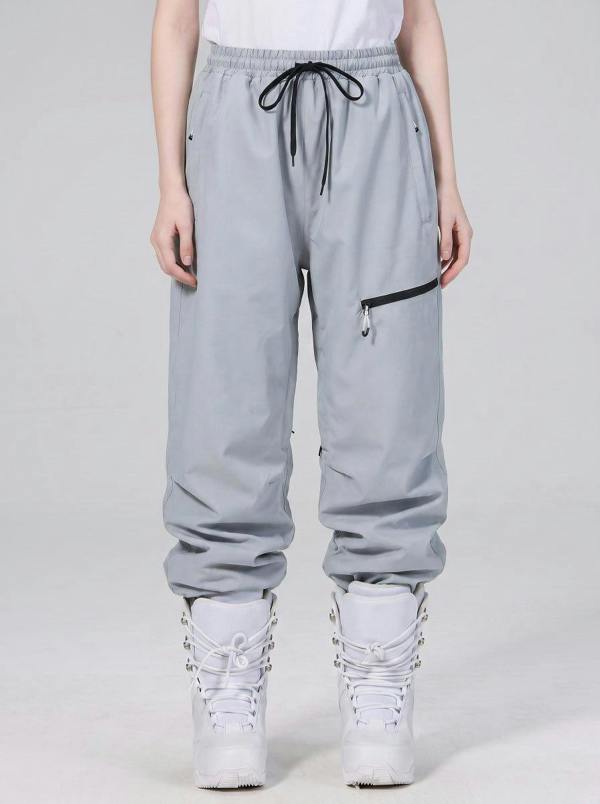 Anniou Women's Ski Trousers - grey blue
