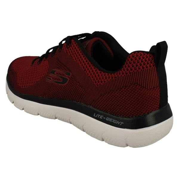 Skechers Mens Skechers Lace Up Casual Trainers Brisbane 232057