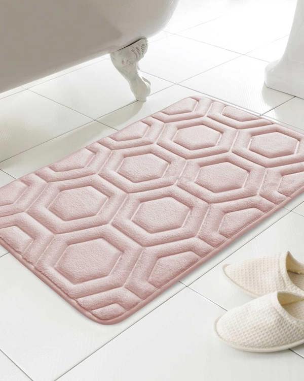 Geo Design Memory Foam Bath Mat