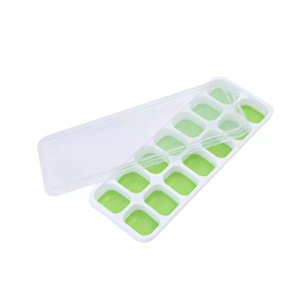 DS Living Silicone Ice Cube Tray and Lid Green