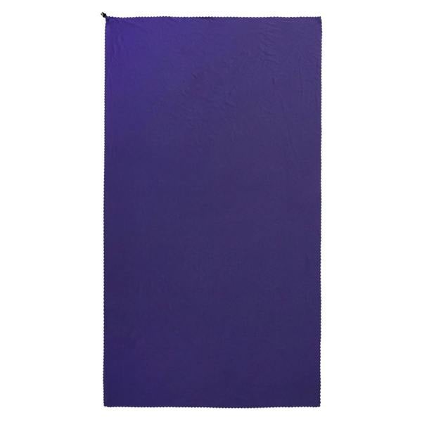 Mountain Warehouse Plain Clip Travel Towel - Purple - 