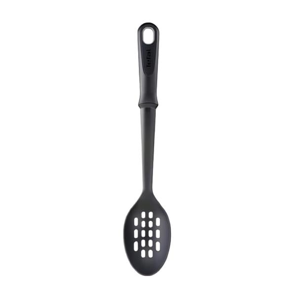 Tefal Comfort Slotted Spoon Heat Resistant Non-Scratch Kitchen Tool Black