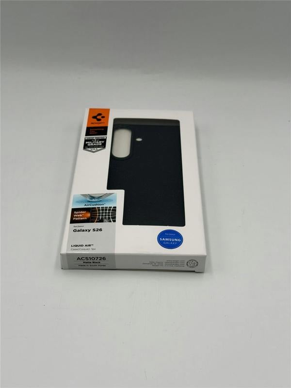 Spigen Liquid Air Case for Samsung Galaxy S26 6.3" Matte Black - ACS10726
