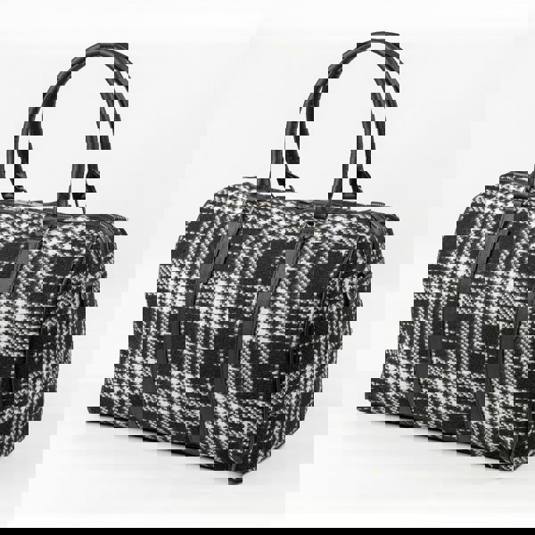 Pierre Cardin Black And White Travel Holdall Flight Bag Premium Lightweight Carry-On