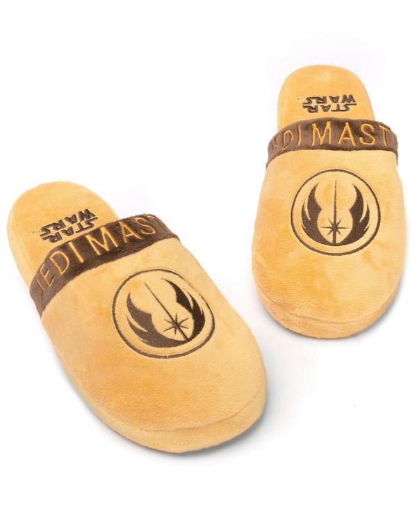 Star Wars Mens Brown Jedi Mule Slippers
