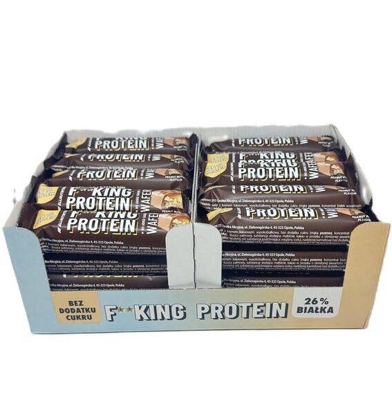 Allnutrition Fitking Protein Wafer, Peanut Butter - 40 x 39g