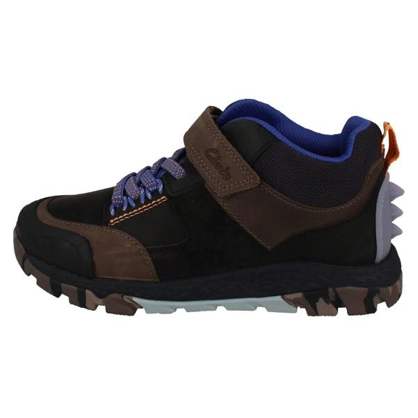 Clarks Boys Clarks PlayPrints 'Rex' Ankle Boots Steggy 2 Glow