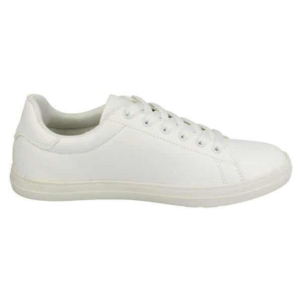 Spot On Ladies Spot On Flat Lace Up Slimline Pumps