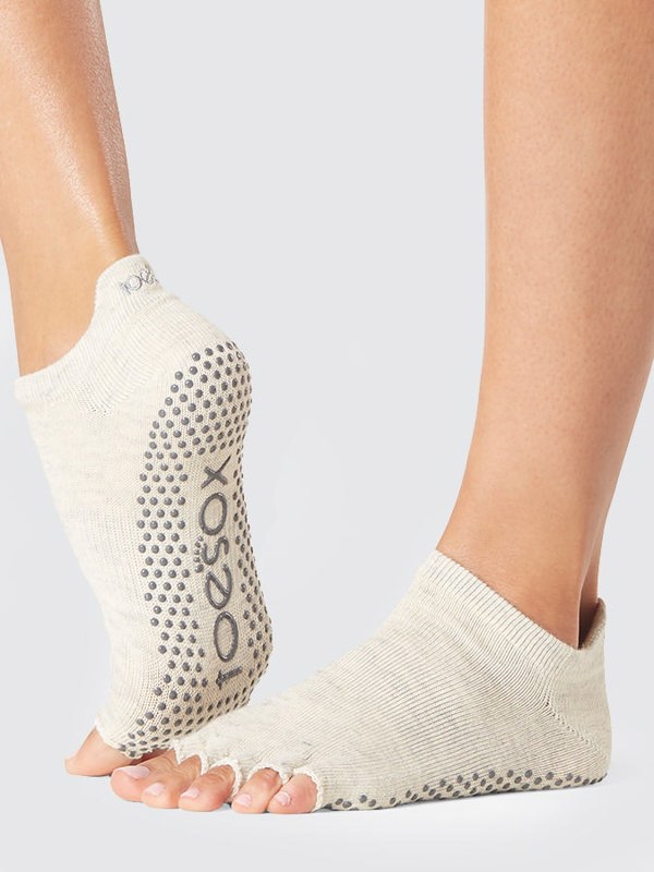 ToeSox Low Rise Half Toe Women's Yoga Grip Socks