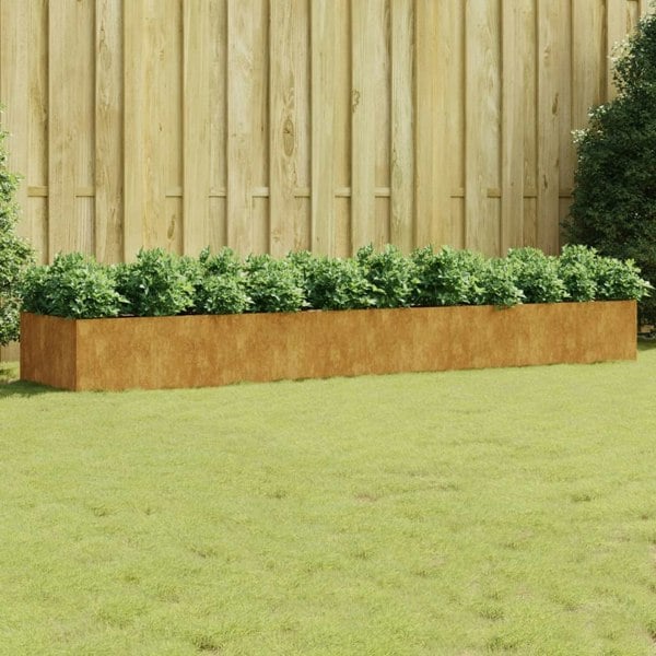Berkfield Garden Raised Bed 360x80x40 cm Corten Steel