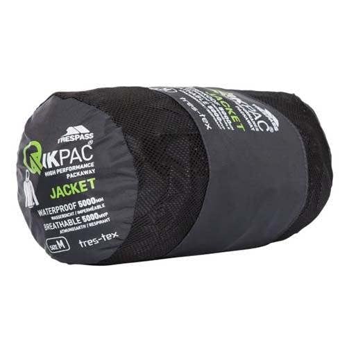 Trespass Unisex Qikpac X Waterproof Packaway Jacket