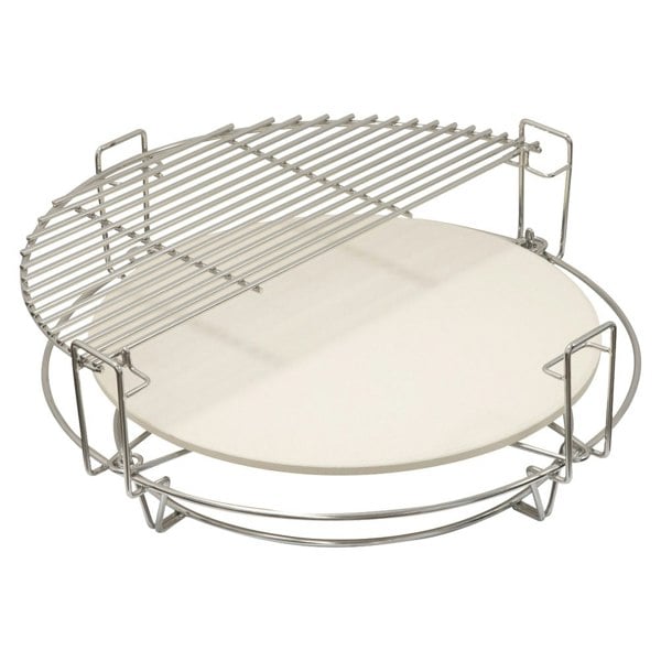 15 Inch 38cm Cordierite Pizza Stone - Oven & BBQ Grill - Homemade Crispy Base - LoopsDirect