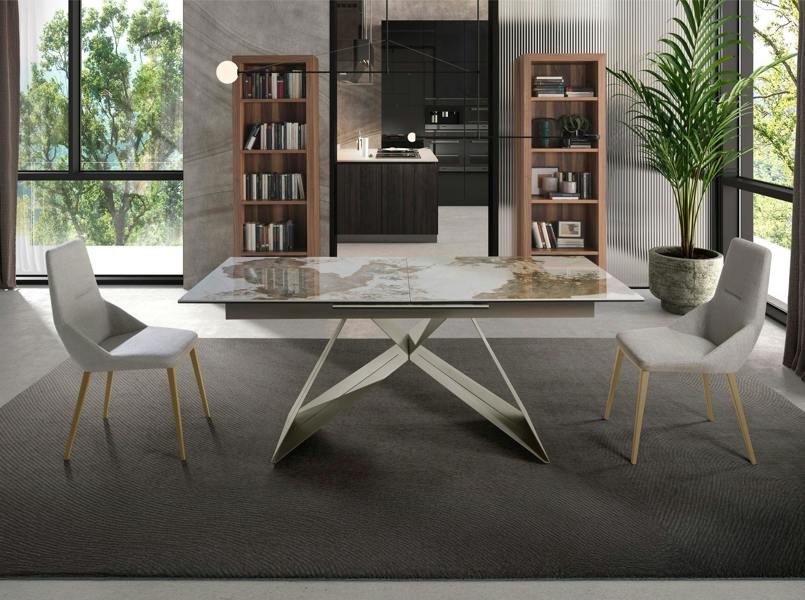 Angel Cerdá Light Grey Fabric Chair 4132