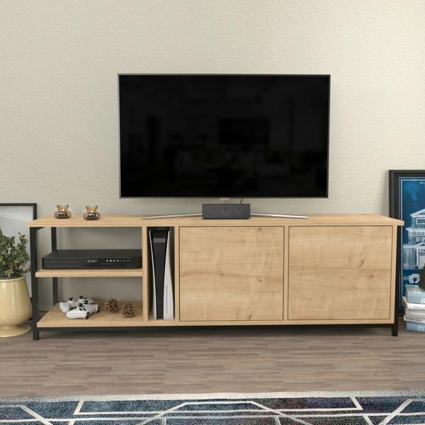 Decorotika Primrose Modern Tv Stand TV Cabinet for TV's up to 72"