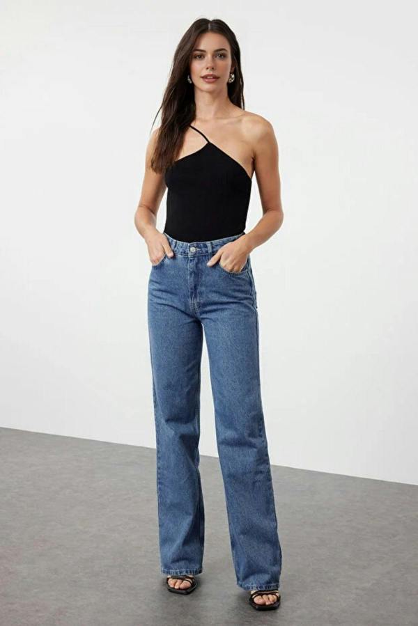 WOVCOR High Waist Wide Leg Jeans