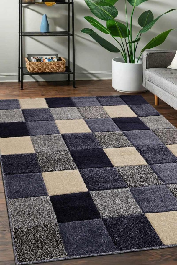 Newport Blocks Rug – Bold Geometric Style