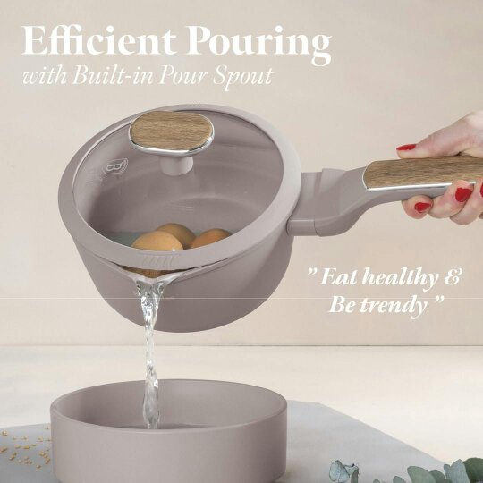 Berlinger Haus BH8344 – 15 Piece Cookware Set | Taupe Nordic