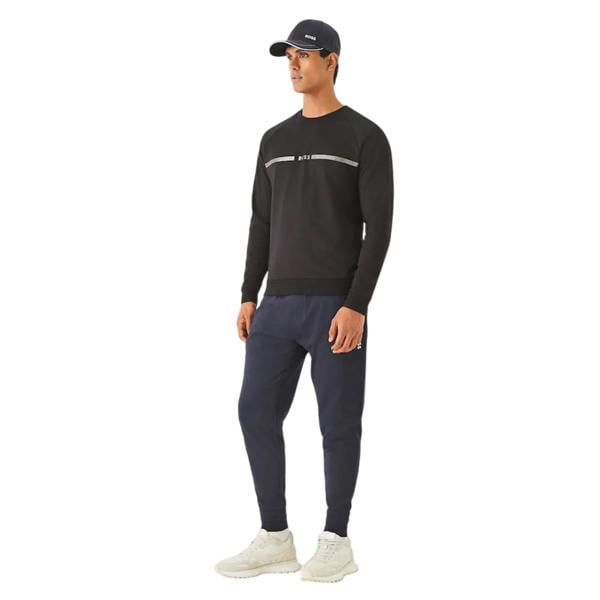 Boss Mens Logo Sweatshirt - Black - 